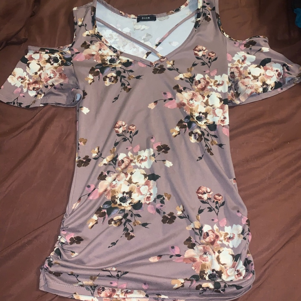 Floral print top